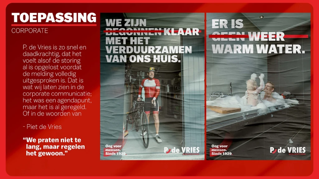 Bereik vergroten social media P. de Vries installatietechniek