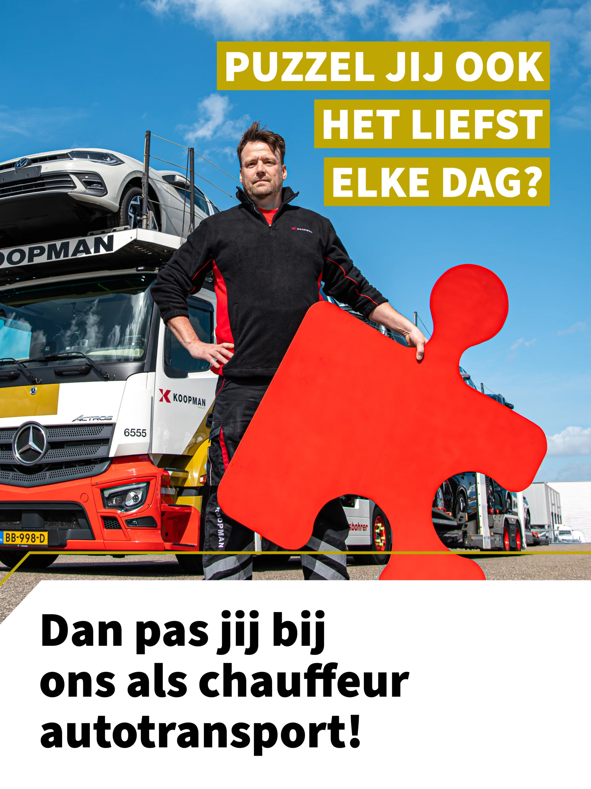 Koopman arbeidsmarktcampagne Dat Past chauffeur logistiek